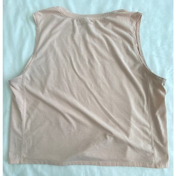 Womens Outdoor Voices ThinkFast Mesh Cropped Muscle Tank Size L - Picture 4 of 6